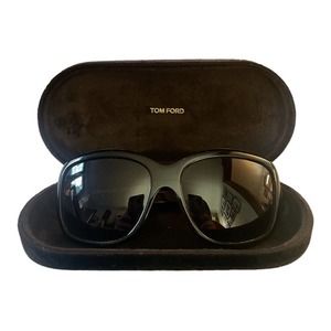 Tom Ford Serena Brown/Gold Sunglasses